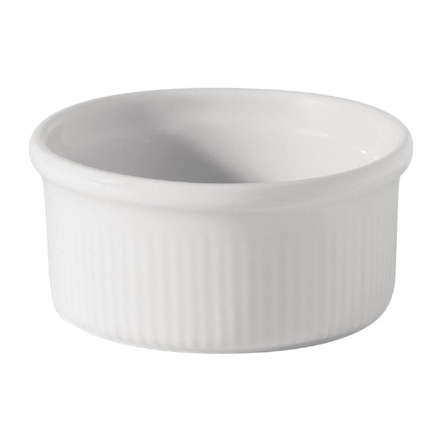 White Porcelain Ramekins 80mm | Utopia Titan Collection | 12 Pieces