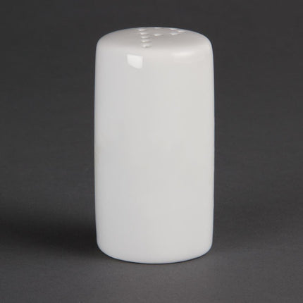 Whiteware Pepper Shaker 8cm | Olympia