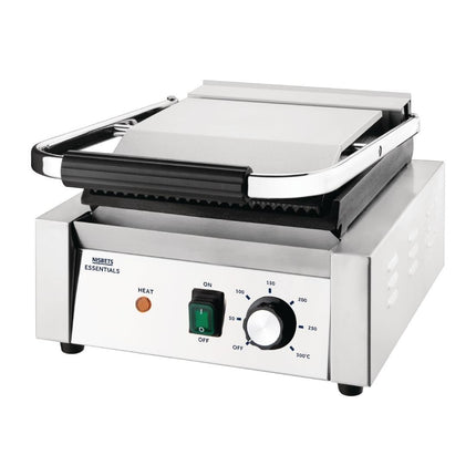 Contact Grill Grooved/Smooth Plates 36 x 31cm 1800W | Nisbets Essentials 6