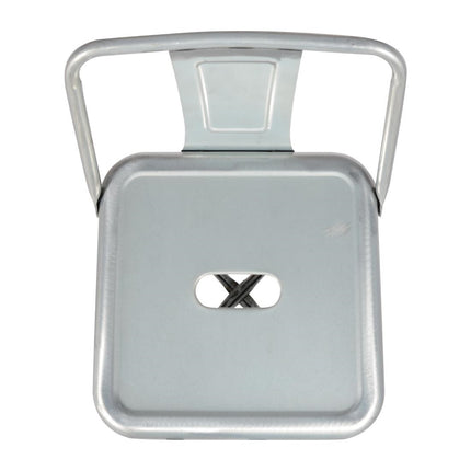 Bolero Bistro High Stool with Backrest | Steel Frame 6