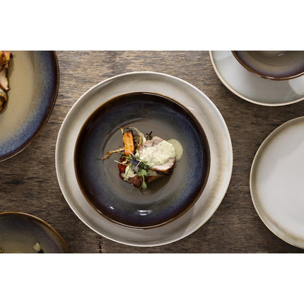 Wide Bowls Aubergine Reactive Glaze 205mm | Olympia Birch 6