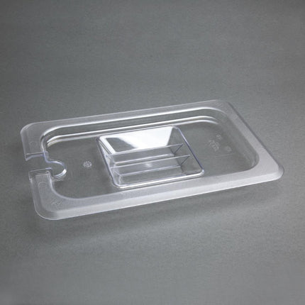 Polycarbonate Lid with Spoon Slot | Vogue | GN 1/4 3