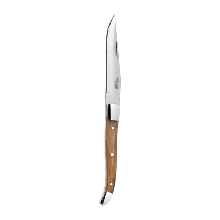 Steak Knives Alps 23cm with Wooden Handle | Comas Set of 6 2