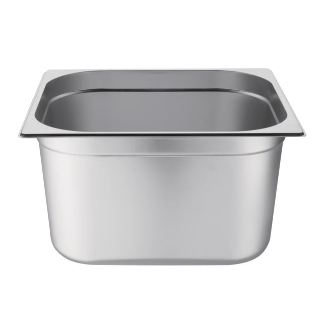 Stainless Steel GN 2/3 Pan 200mm Depth | Vogue