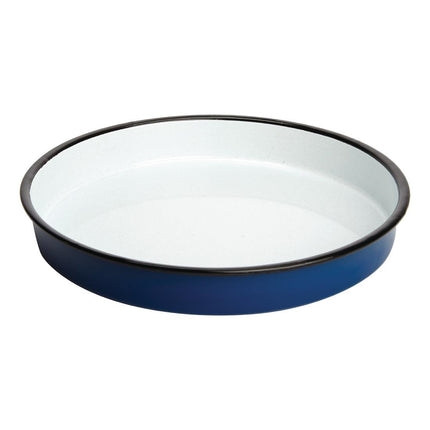 Round Enamel Steel Serving Tray 32cm | Olympia 4
