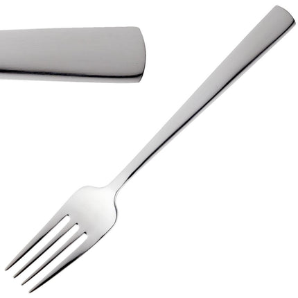 Moderno 18/10 Stainless Steel Dessert Forks 190mm | Amefa | Set of 12