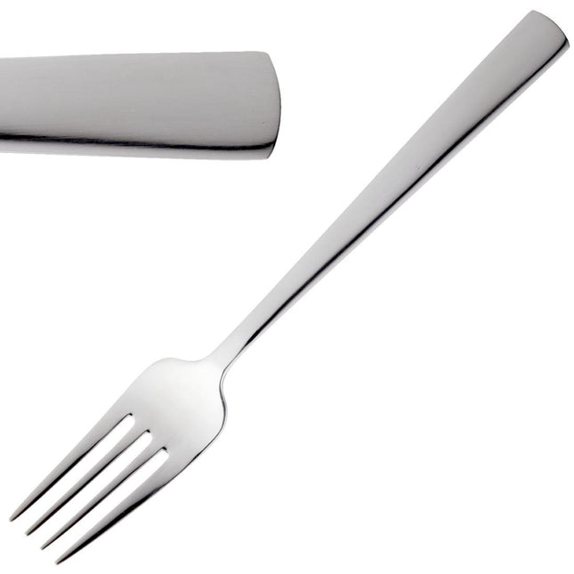 Moderno 18/10 Stainless Steel Dessert Forks 190mm | Amefa | Set of 12