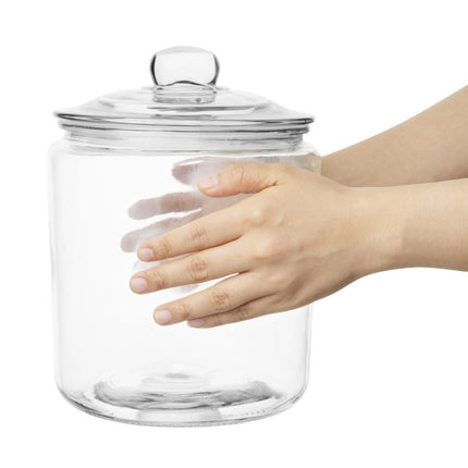 Glass Storage Jar 3.8L with Lid | Olympia 4