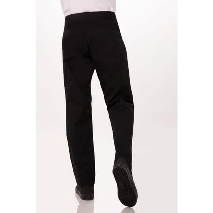Lightweight Men's Chef Pants Black S | Chef Works 4