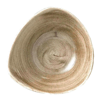 Stonecast Patina Antique Taupe Lotus Bowl 17.8cm | Churchill 2