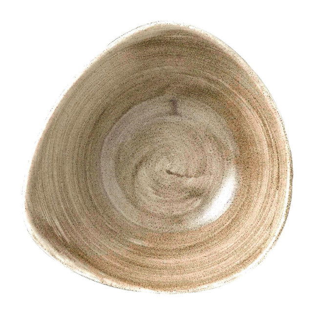 Stonecast Patina Antique Taupe Lotus Bowl 17.8cm | Churchill 2