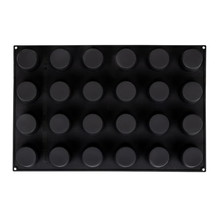 Silicone Muffin Mold | Pavoflex | 24 Cavities | 70mm Diameter x 40mm Depth 2