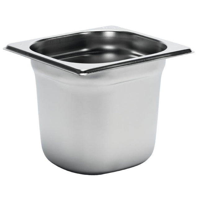 Stainless Steel GN 1/6 Container 15cm Depth | Gastro M