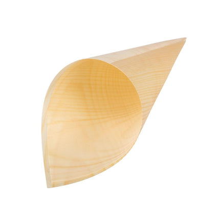 Compostable Wooden Cone Bags 75mm | Fiesta 2