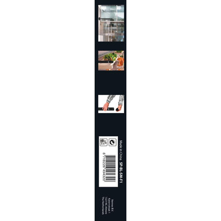 Smokers Pole Black Stainless Steel 100cm | Securit 7
