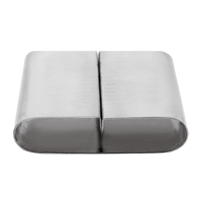 Rectangular Stainless Steel Menu Holder | Olympia 2