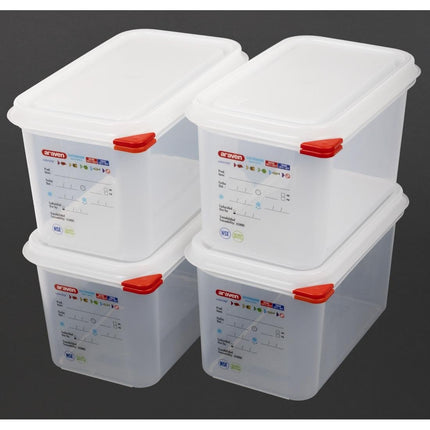 Araven GN 1/4 Food Container with Lid 4.3L