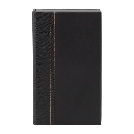 Trendy Black Leather-Style Bill Presenter | Securit