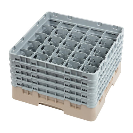 Dishwasher Rack with 25 Compartments | Cambro Camrack | Max Glass Height 25.7 cm