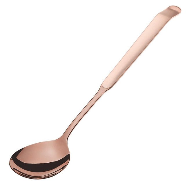 Buffet Copper-Colored Small Salad Spoons | Amefa | Set of 6 | 18-10 Stainless Steel