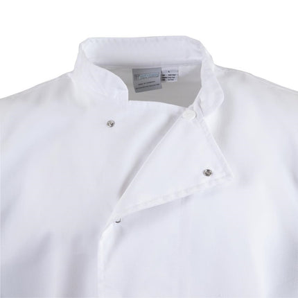 Lightweight Chef Jacket with Ventilated Black Side Panels | Whites Nevada | White M 6