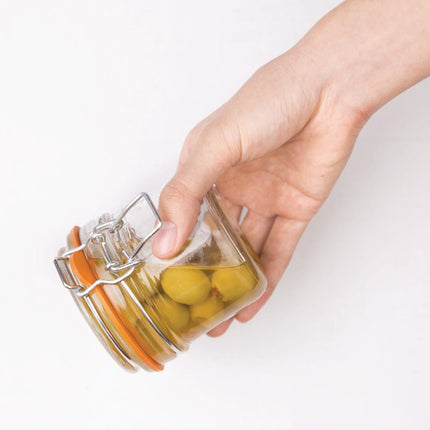 Glass Storage Jars with Airtight Seal | Vogue | 200ml (6-Pack) 4