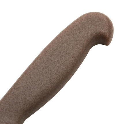 Serrated Vegetable Knife with Brown Handle | Hygiplas | 10.5cm Blade 4