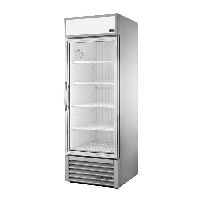 Vertical Display Freezer with Aluminum Exterior | True | Black