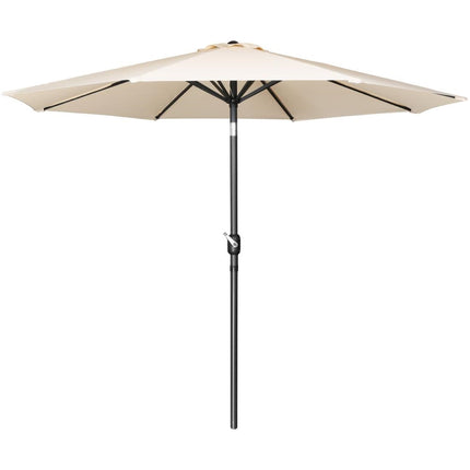 Round UV-Resistant Parasol 3M Diameter | Bolero Sevilla | Cream