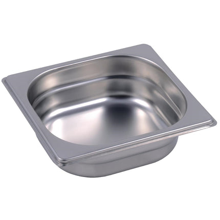 Stainless Steel GN 1/6 Container 6.5cm Depth | Gastro M