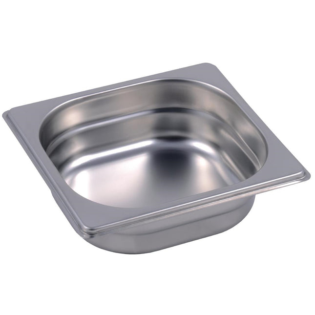 Stainless Steel GN 1/6 Container 6.5cm Depth | Gastro M