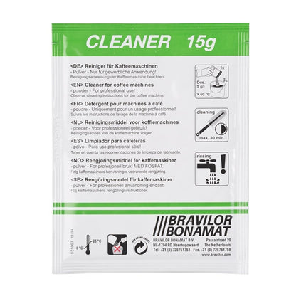 Coffee and Tea Residue Cleaner Sachets | Bravilor | 4x15 Packs