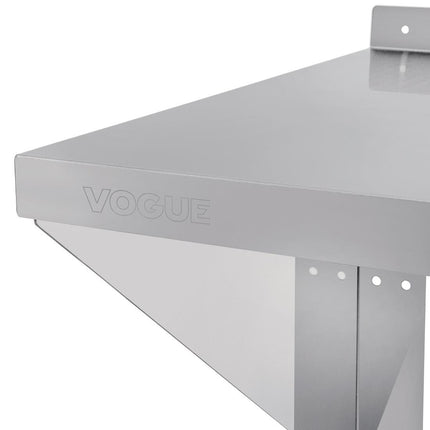 Stainless Steel Oven/Microwave Wall Shelf 56x46cm | Vogue 5