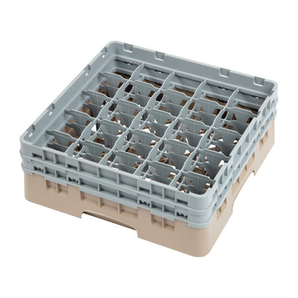 Dishwasher Rack with 25 Compartments | Cambro Camrack | Max Glass Height 13.3 cm