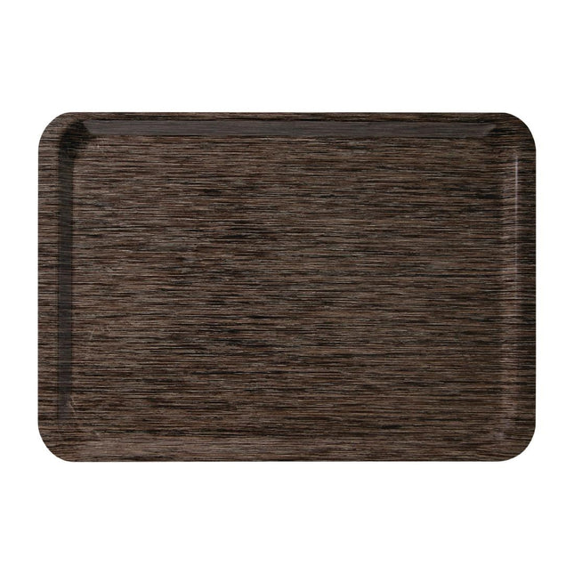 Melamine Euronorm Serving Tray Wengé 53x37cm | Roltex