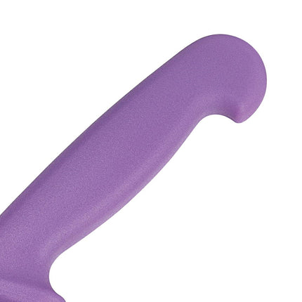 Serrated Chef's Knife with Purple Handle | Hygiplas | 24.8cm Blade 4