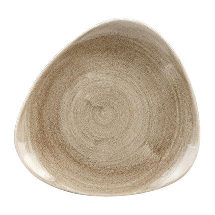 Lotus Plate Antique Taupe Stonecast Patina | Churchill | 22.9cm