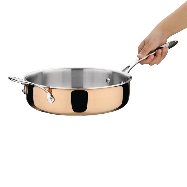 Copper Triwall Saute Pan 24cm | Vogue 2