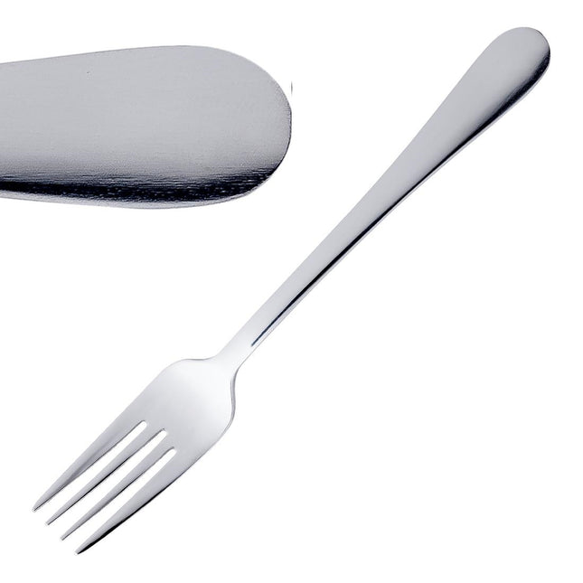 Olympia Buckingham Stainless Steel Dessert Forks | Set of 12