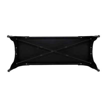 Bolero Bistro Metal Bench Black 1000mm 8