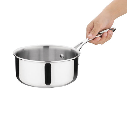 Tri-Wall Stainless Steel & Aluminium Saucepan 16 cm | Vogue 2