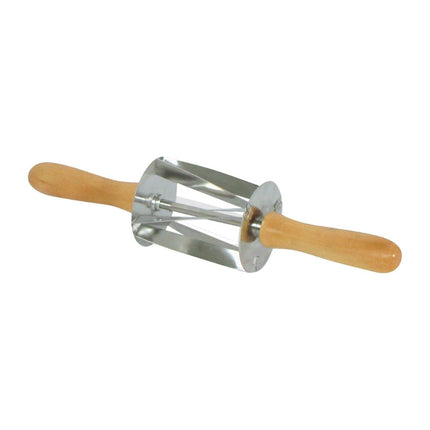 Mini Stainless Steel Croissant Cutter with Wooden Handle 345mm | Gobel