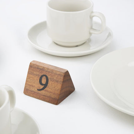 Rustic Wooden Table Numbers 1-10 | Olympia 5
