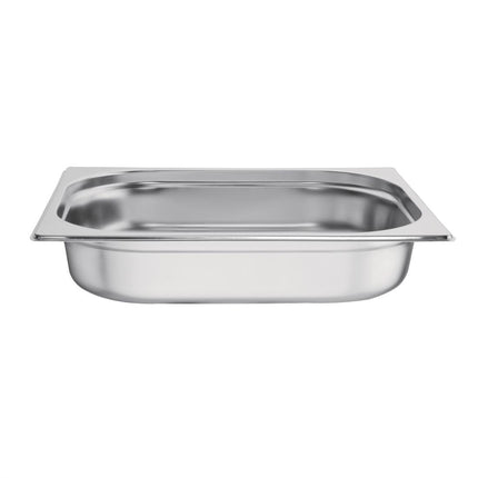 Stainless Steel GN 1/2 Gastronorm Pan 65mm Depth | Vogue 6