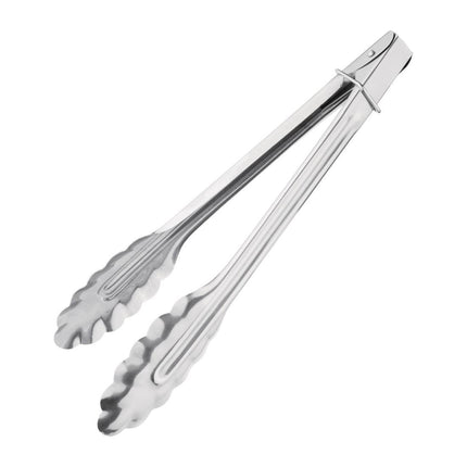 Catering Tongs 245mm with Lock | Nisbets Essentials