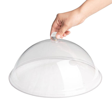 Transparent Polycarbonate Cloche 315 mm Diameter x 125 mm Height | Olympia Kristallon 3