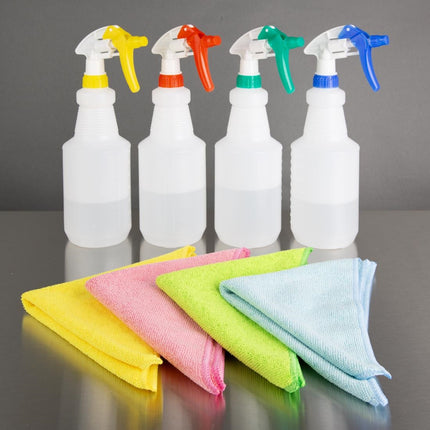 Microfiber Cleaning Cloths Blue | Jantex | 40x40 cm 5