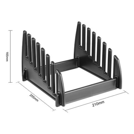 Polyethylene Cutting Board Rack with 7 Slots | Hygiplas 4