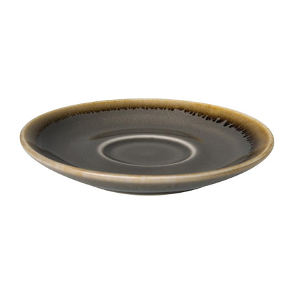 Kiln Grey Espresso Saucers 11.5 cm | Olympia | 6 Pieces 2