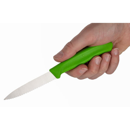 Serrated Paring Knife 8cm | Victorinox | Green Handle 5